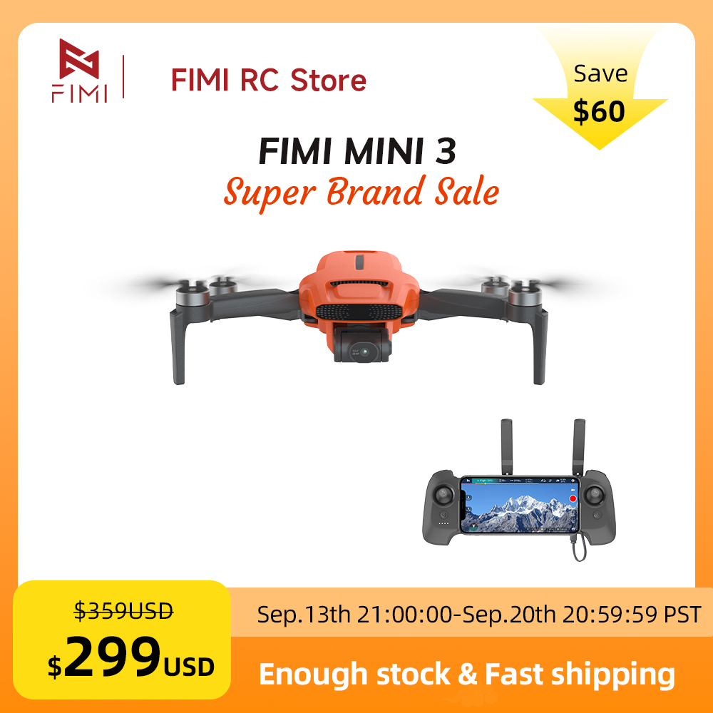 FIMI MINI 3 Camera Drone 4K 60 - Drone Gps Mount recensie en prijs